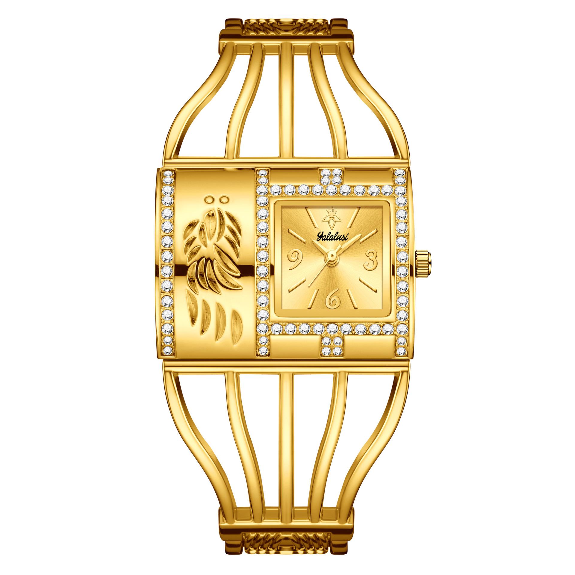 Yalalusi Bracelet Ladies Watch Cage Strap Diamond Women S Watch Fashion Ladies Watch