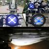 Motikvansled Motorcycle Headlight LED 5.75" 60W X-Type Motorcycle Headlight with Universal Housing & Bracket