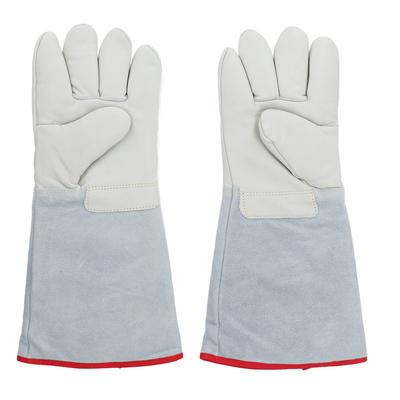 1 Pair Antifreeze Gloves 40cm LN2 Protective Gloves for Dry Ice Handling Liquid Nitrogen Cold