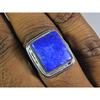 Natural Lapis Lazuli 925 Solid Sterling Silver Ring Size US-7.5 PG-52