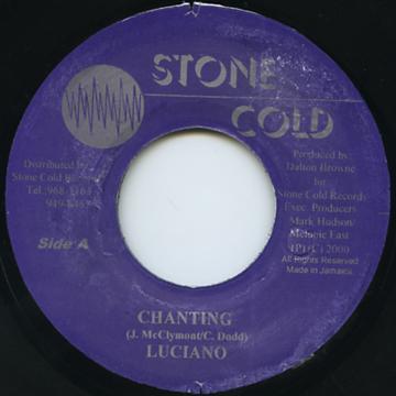 7inch Record LUCIANO - Chanting NONE Stone Cold 1999 Jamaica Reggae, Ska & Dub Used