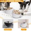 Adjustable Height Wall Mounted Dog Bowl Anti Spill Pet Food Container  Travel