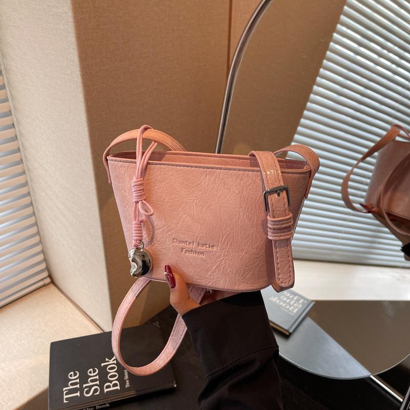 Today's Popular Small Bags for Women's Summer New Simple and Versatile Shoulder Messenger Bags Casual Bucket Bags