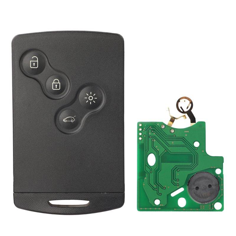 Smart Key 433Mhz 4 Button Remote Key Card Keyless 7952 Chip PCF7952 For Renault Megane 3 Megane III