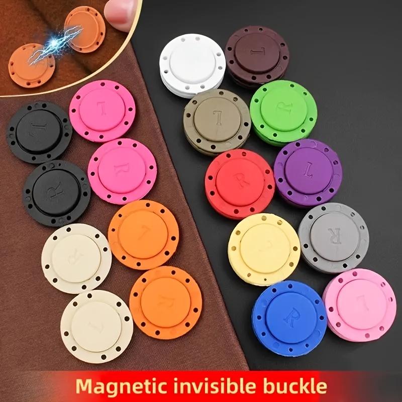3 pairs (6pcs) of magnetic buttons, strong fixed invisible buttons, for clothes and bags, down jackets and coat plastic buttons