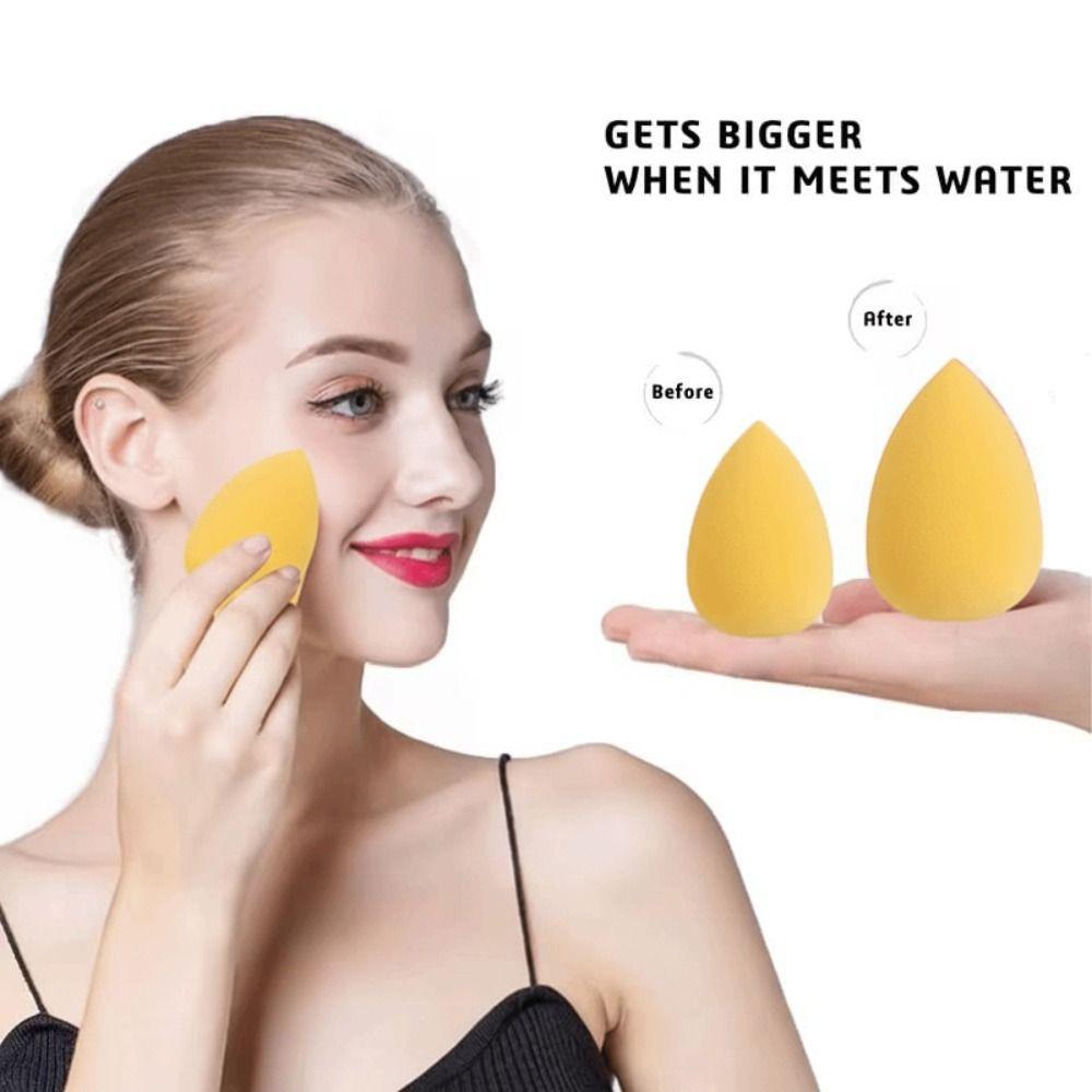 Latex-Free Foam Beauty Sponges with Egg Case Face Makeup Tools  for Foundation Application