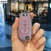 For Chevrolet Cruze Aveo 2014       Car Flip 3 Button Tpu Key Case Protective Cover Holder Fob Keychain