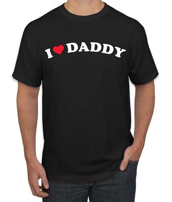 T-Shirt Grafica da Uomo I Heart Daddy