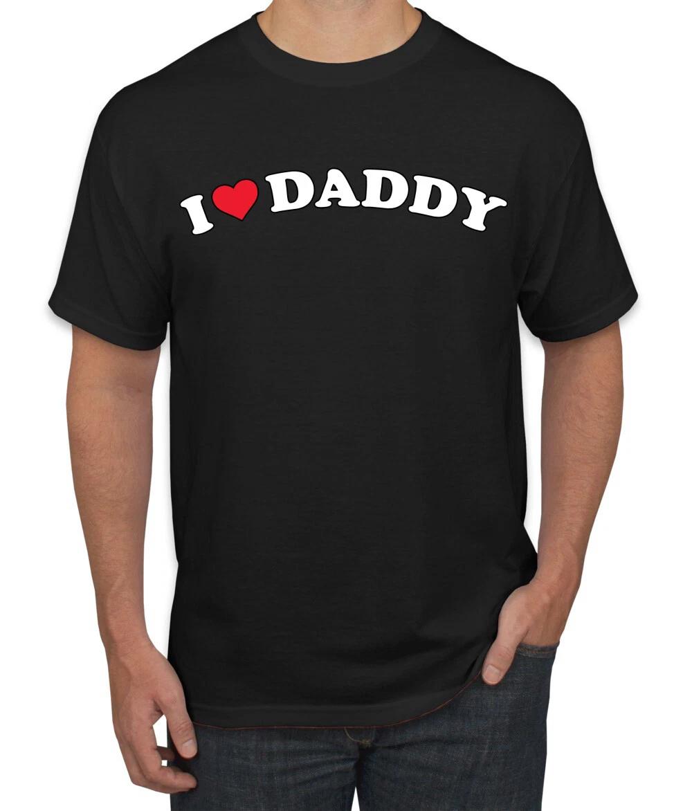 I Heart Daddy Men Graphic T- Shirt M