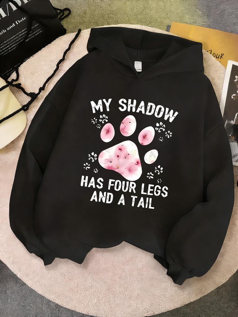 Cute Cat Claw Children's Hooded Sports Shirt Cute Harajuku Boys and Girls Autumn and Winter Casual Warm Top