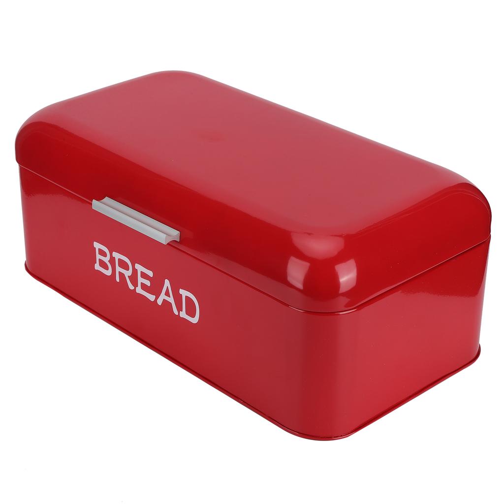 Brotkasten im europäischen Stil, Aufbewahrungsbehälter für Lebensmittel, Küchenzubehör für Bäckereien, Rot