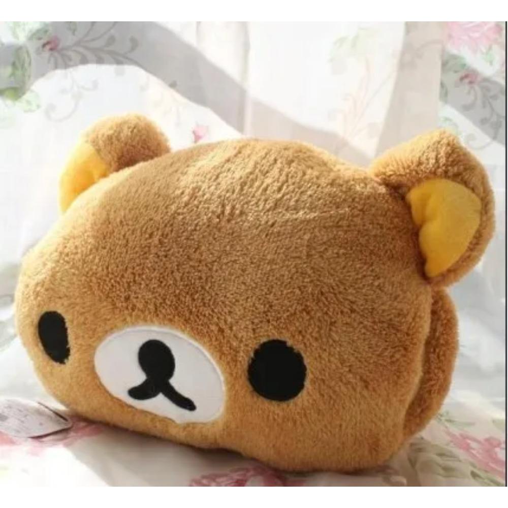 Kawaii Rilakkuma Jucărie de Pluș Pernă Pui Kiiroitori Cuplu Ursuleț de Pluș Rilakkuma Păpușă Umplută Rilakkuma Perna Încălzitor de Mâini Cadou