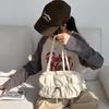 Wrinkled High-end Armpit Bag Commuting Tote Shoulder Bag Feminine Temperament Large Capacity Nylon Bag Female