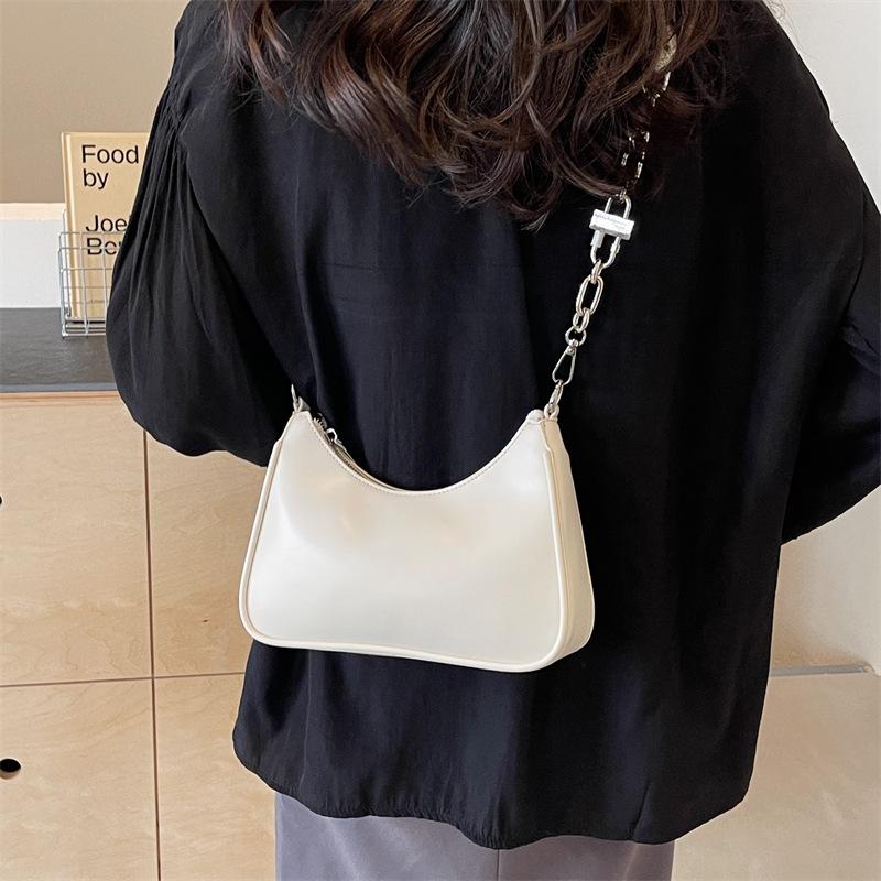 Small Bag Women's Bag Summer New Trendy Fashion Messenger Bag Shoulder Armpit Small Square Bag