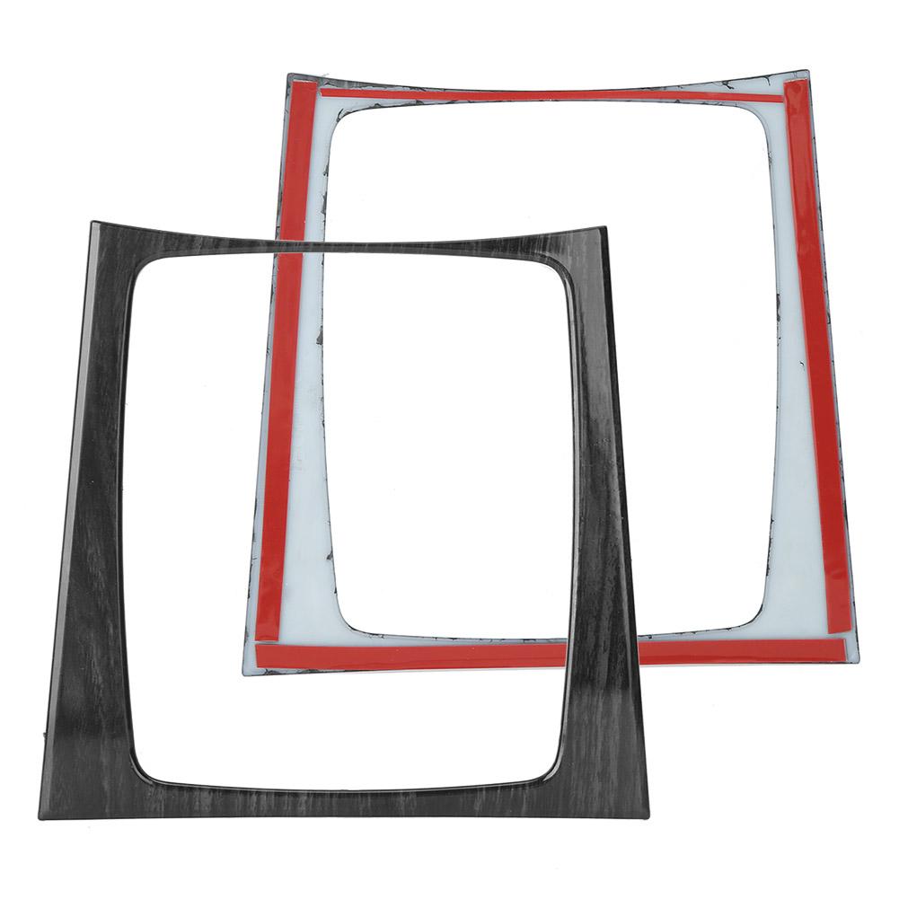 Gear Shift Panel Frame Sticker Fits for Mercedes Benz C Class GLK W204 X204 0813(Black )