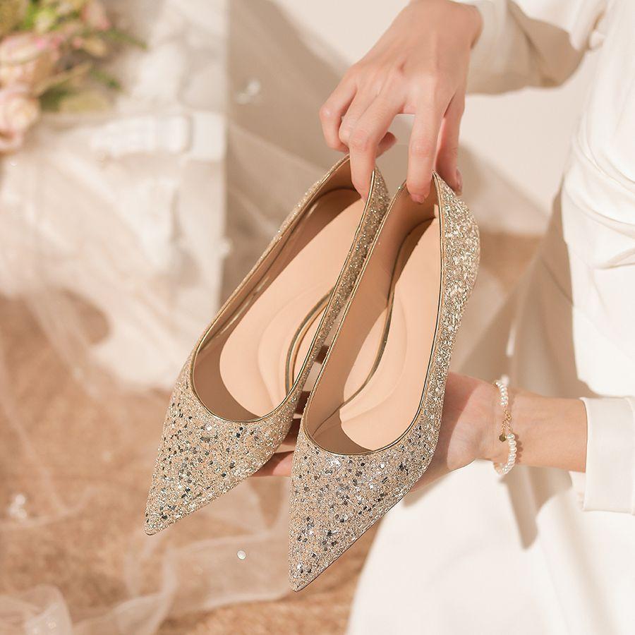 Premium Comfortable Pointed Flat-soled Single Shoes 2025 Spring and Summer New French Not Tired Feet Pointed Shallow Mouth Single Shoes Women