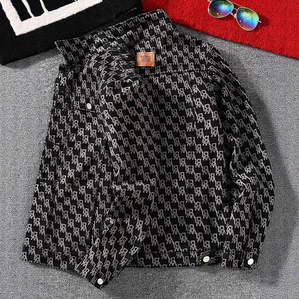 Spring and Autumn Denim Jacket Men's New Korean Version of Trendy Casual Jacket