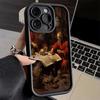 Handyhülle für iPhone 17 Air 16E 15 16 Pro Max Renaissance Ästhetik Kunstmalerei Hülle 14 Plus 13 12 Mini Weiche Schale Silikon