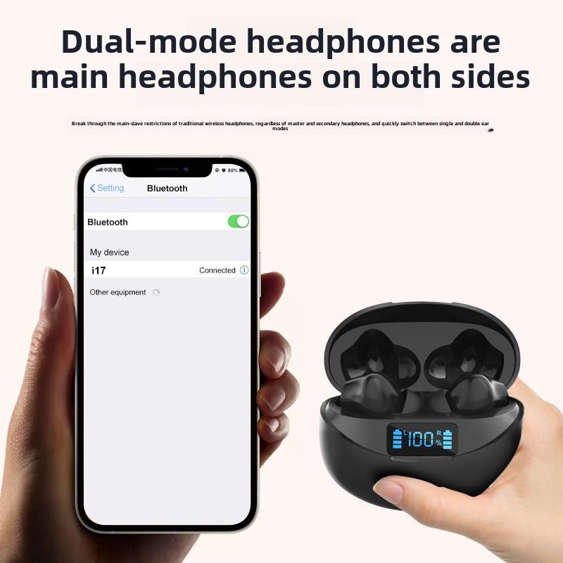 Bluetooth Earphones Ultra Long Standby Smart Noise-cancelling Call Music In-ear Wireless Earphones