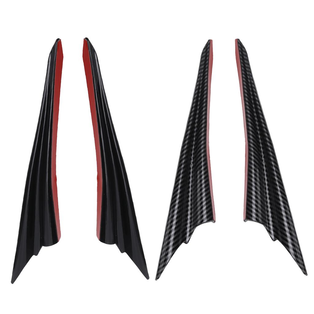 Buy Car Front Bumper Side Spoiler Wing Fins Shape Winglet Decoration ...