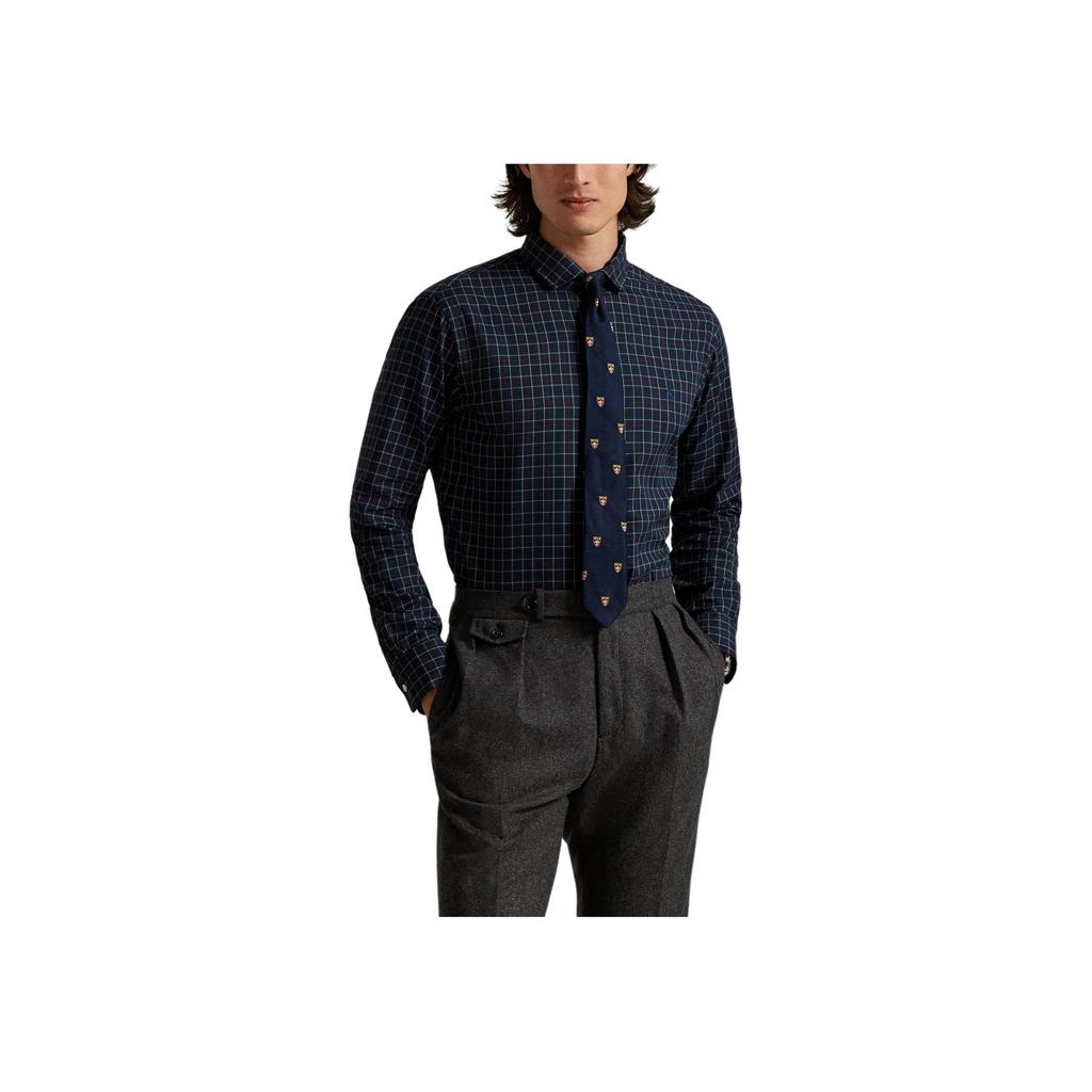 Polo Ralph Lauren FW25 Button Long Sleeve Plaid Shirt Men Shirts 710P01445-002