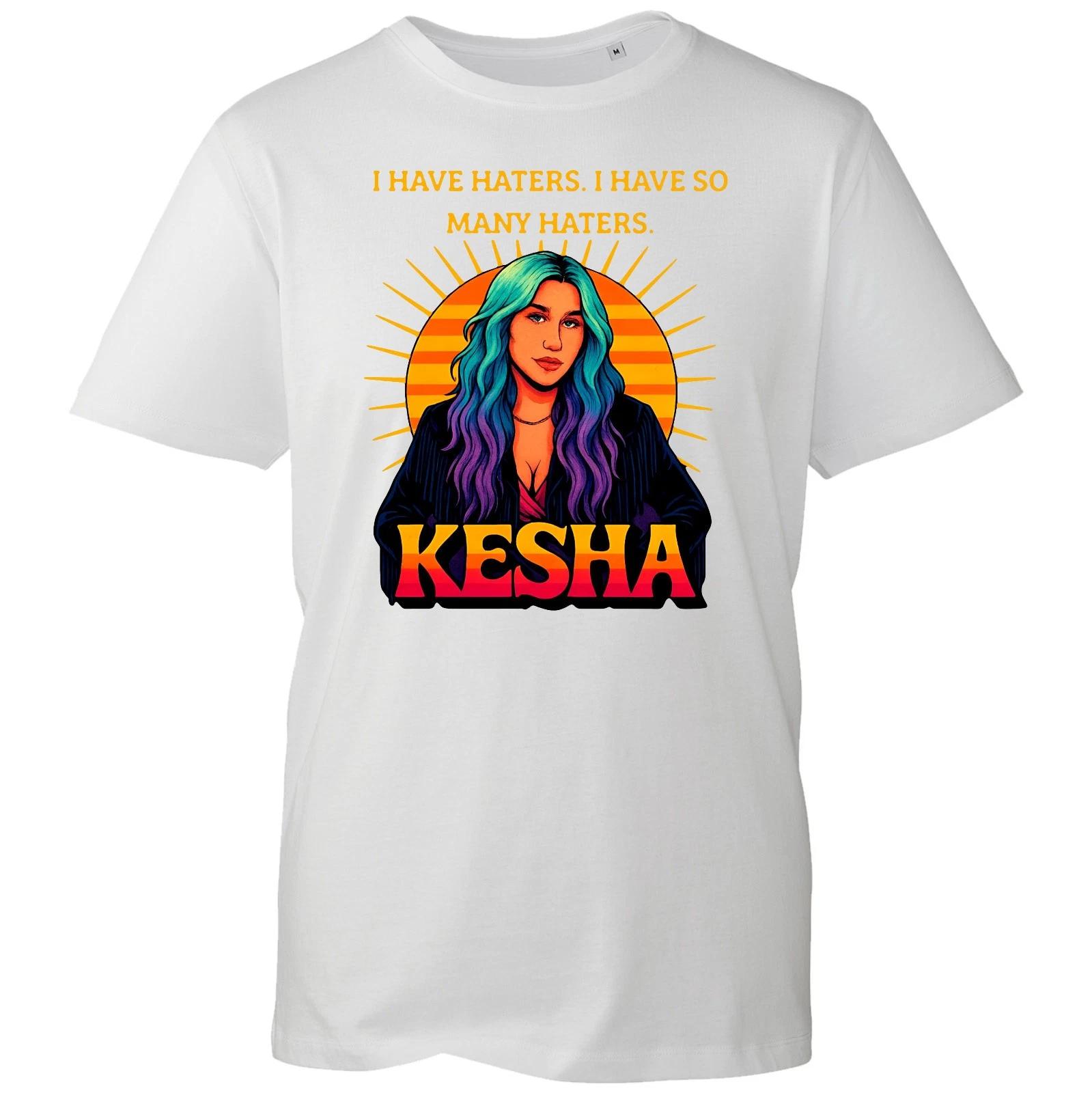 

Music Lovers T-shirt Kesha Band I Have Many Haters Top Men s Unisex Gift Tee XL