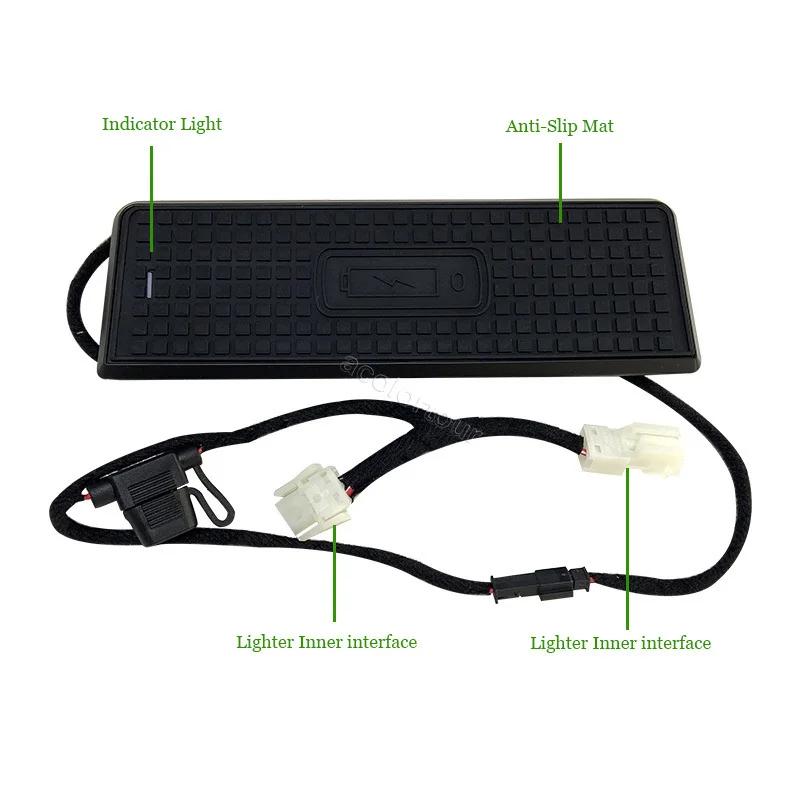 

15w Car Wireless charger For bmw F30 F31 F32 F33 F34 F35 F36 M4 F82 3 4 series phone holder charging fast charge accessories чорний