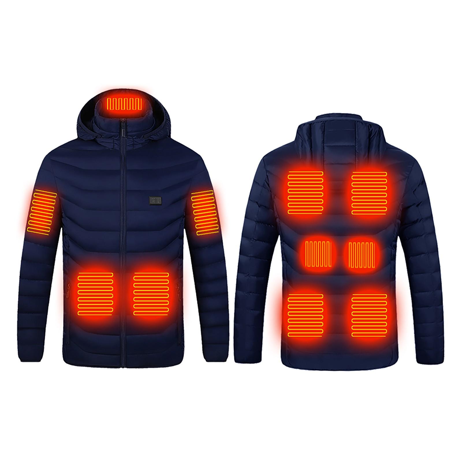 

Недавно модернизированный жилет Control11Heating с постоянной температурой, интеллектуальное электрическое отопление, пальто L тёмно-синий