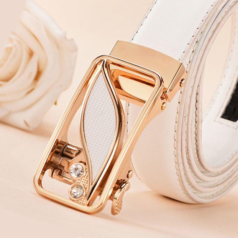 

Womens Automatic Trendy Buckle Belt Crafted From Soft Pu For Comfortable Allday Wear StyleVV