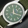 CLASSIC HMT HIMALAYA OLD MANUAL WINDING MEN GREEN DIAL WATCH A426106-2