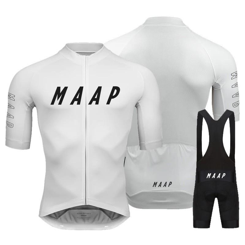 Mens Cycling Jersey Set Short Sleeve Breathable Moisture Wicking Bike Apparel Sportswear