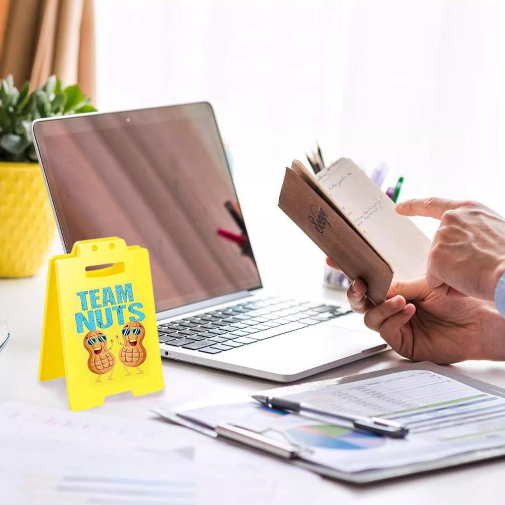 Yellow Funny Office Decor Acrylic Office Decorations Durable Office Signage  for Home Decor