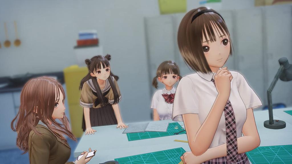 BLUE REFLECTION Special Collection Box A4 Clear File Early Purchase Bonus Serial for and Physical Edition Bonus Serial for Ear [Switch] TIE/Tei