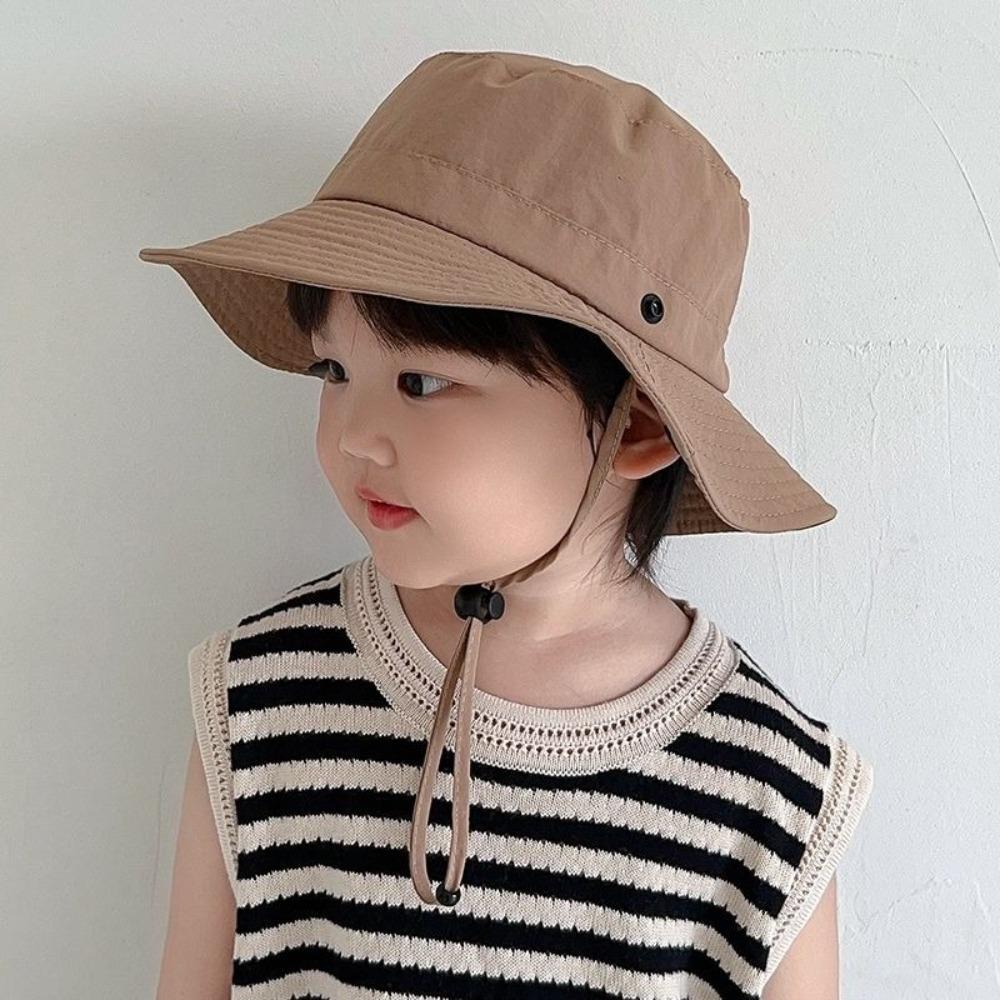 

Anti-Sun Bucket Hat Anti-UV Beach Hat New Fisherman Hat Children 1