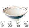 Melamine Noodle Bowl Household Plastic Tableware Restaurant big round Ramen Salad Bowl Thickened Not Easily Broken Soup Bowls