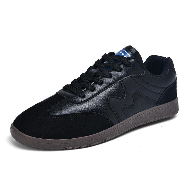 Outdoor Walking Shoes PU Leather Retro Trainers Men Women Elastic Flats Light Running Jogging Sports Shoes Traveling Shoes