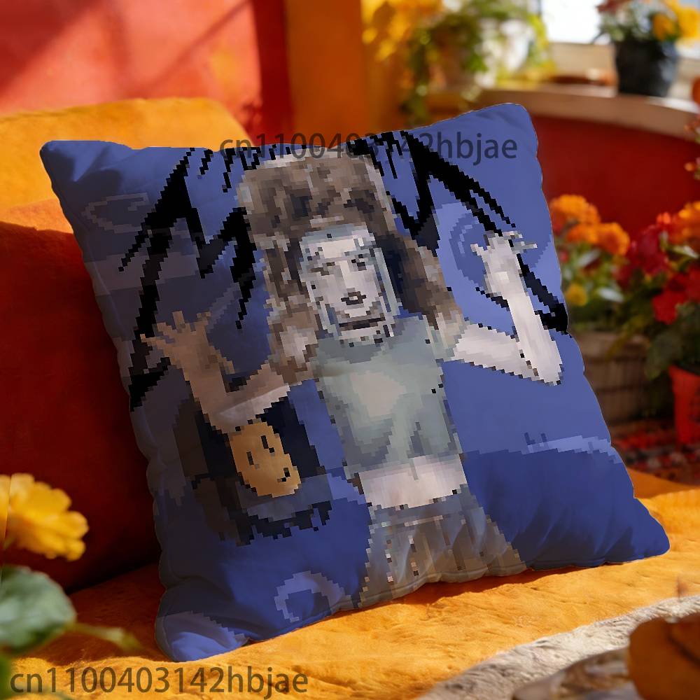 P-Poshlaya M-Molly Pillow Case For Sofa Decor Car Office Room Printing Cushion Cover Decorations and Protector