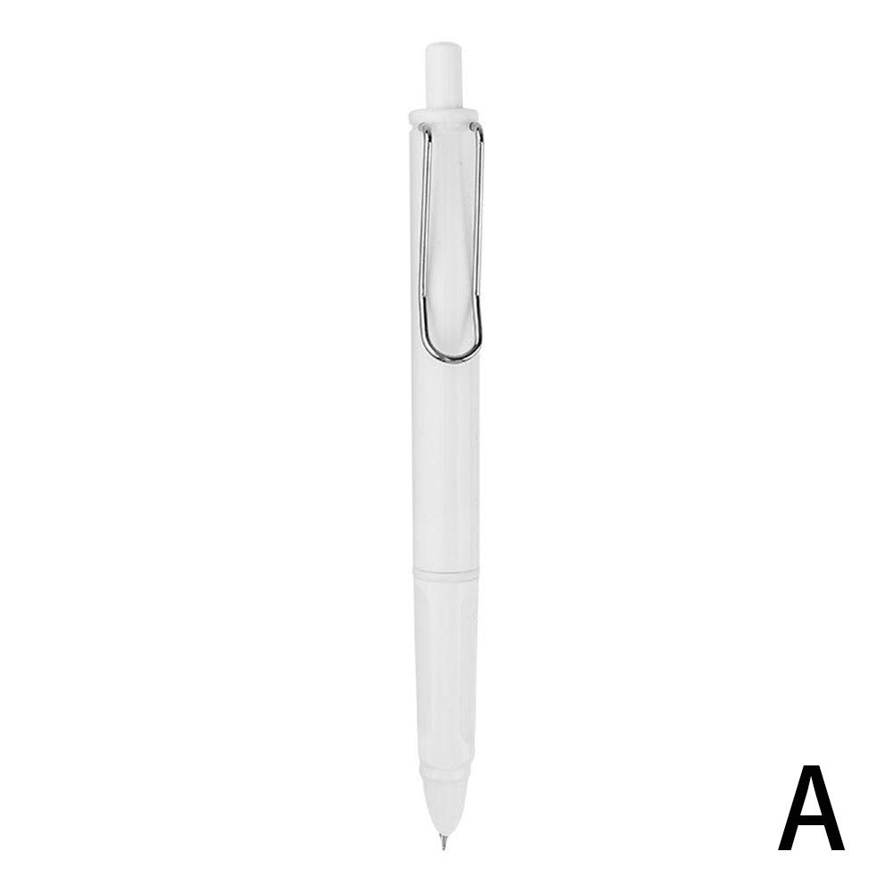Fountain Pen Press Type Ink Pen Nib Converter Push Action Automatic Writing Pens Retractable Fountain Pen Office Stationery