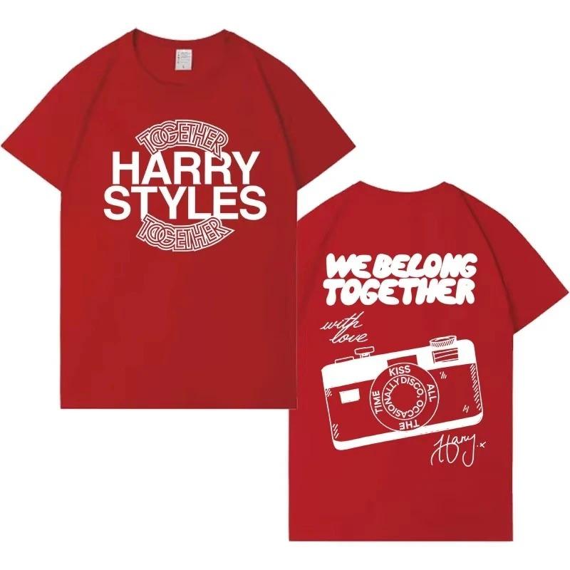 Unisex Comfortable Fashion Streetwear TShirt Singer Harry Styles Together 2026 Album Tour Concert Casual Pure Cotton Tee
