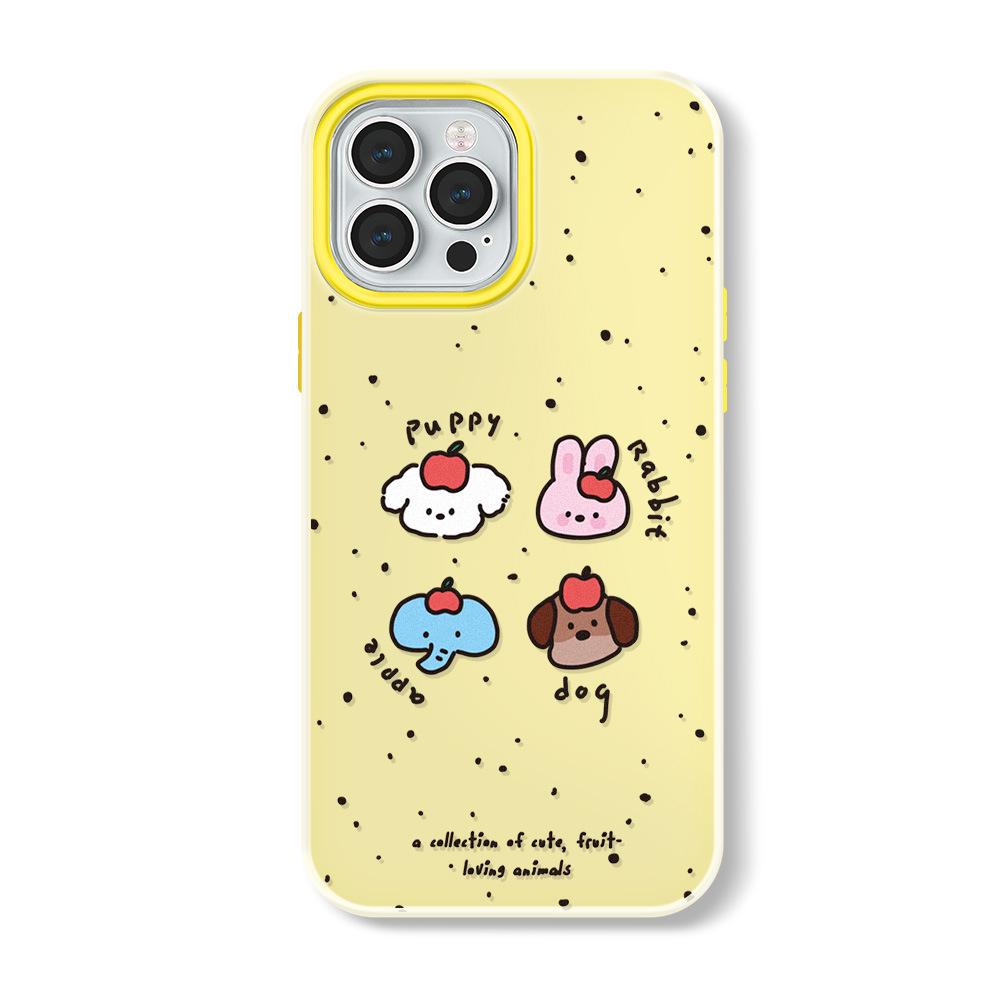 

Zhitai Желейный Твердый Чехол с Мультяшным Рисунком для iPhone 11/12/14/15 Pro/16 Pro Max iPhone 13 Pro