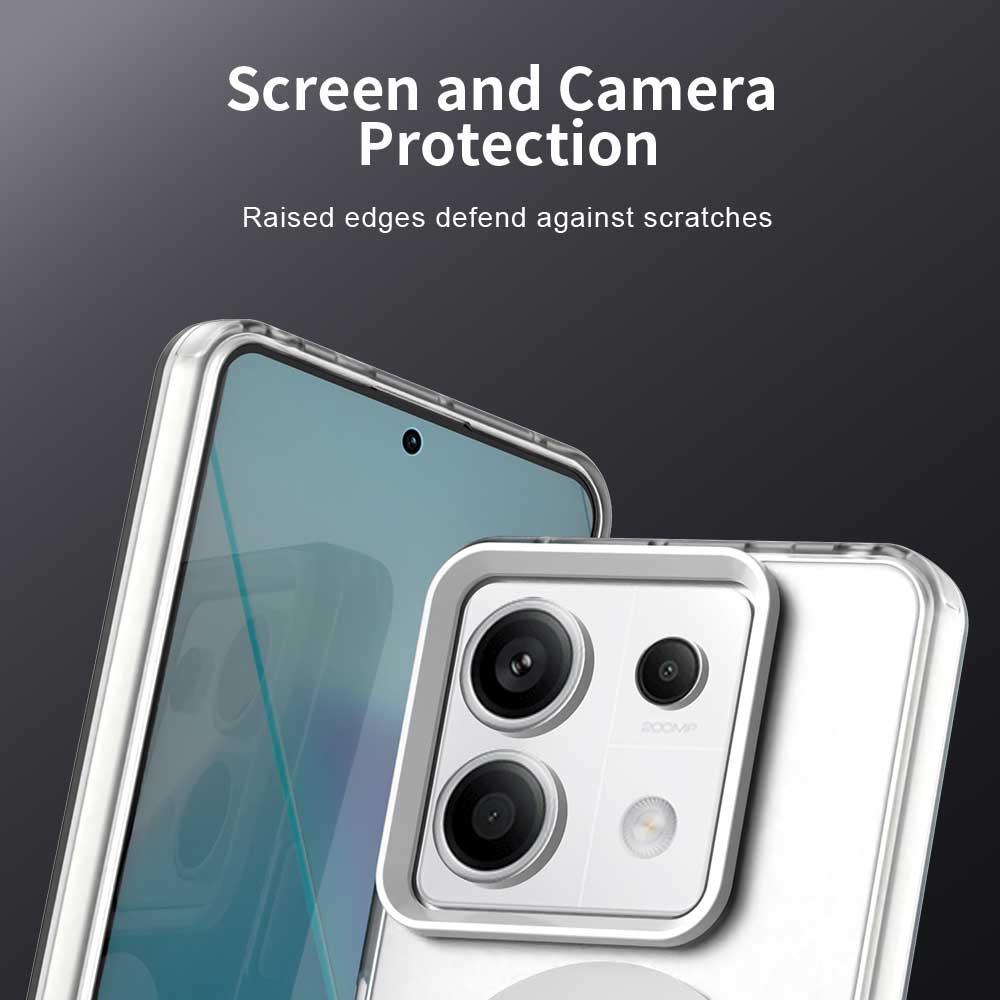 For POCO X6 X6 Pro Slim Dropproof Shockproof Anti-Fingerprint Magnetic Matte Phone Case