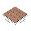 Waterproof WPC Balcony & Garden Flooring - Easy Snap-On, Anti-Corrosion, Ideal for Outdoors & Indoors.