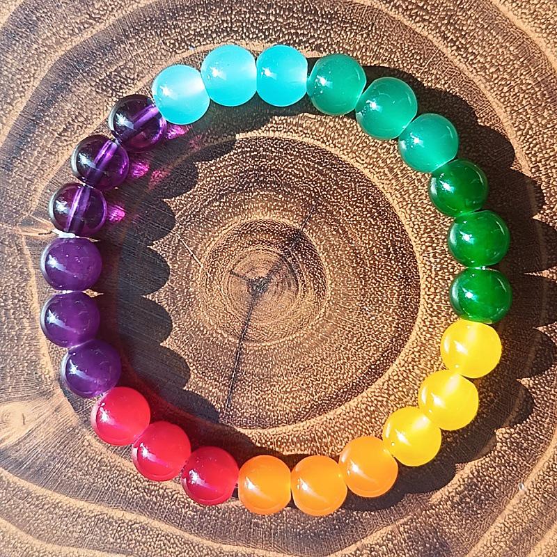 Seven Chakra Energy Yoga & Meditation Mala Bracelet