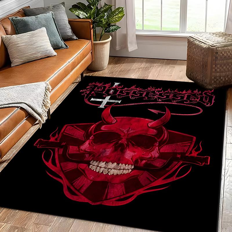 Band-Possessed Pattern Carpet Home Living Room Decoration Rug Bedroom Kitchen Bathroom Play Non-slip Floor Mat Hallway Balcony