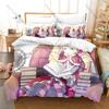Cute Beatrice Re:ZERO Kpop Bedding Set 3D Printed Duvet Cover Set Single Twin Full Queen King Size Bed Linen For Fans Gift