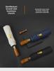 Premium Double-Sized Wind-Resistant Folding Umbrella with UV Protection for Men.