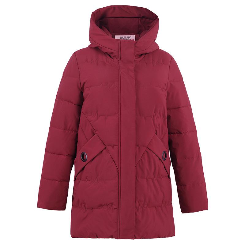 2026 New Korean Version Down Cotton Coat Women's Mid-length Loose Thickened Mother's Wear Large Size Cotton-padded Jacket Winter Coat