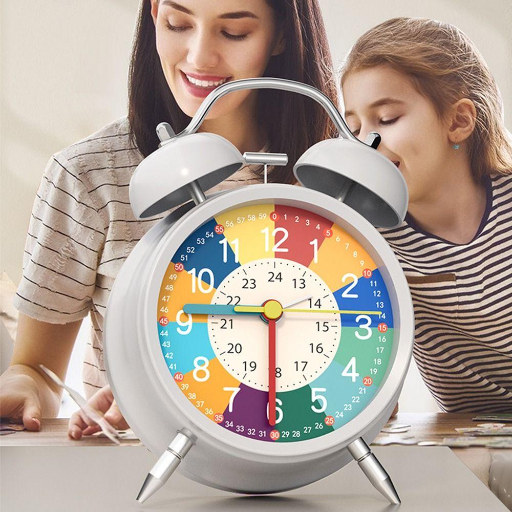 Early Education Table Alarm Clock Cartoon Number Desktop Clock  Home Decor