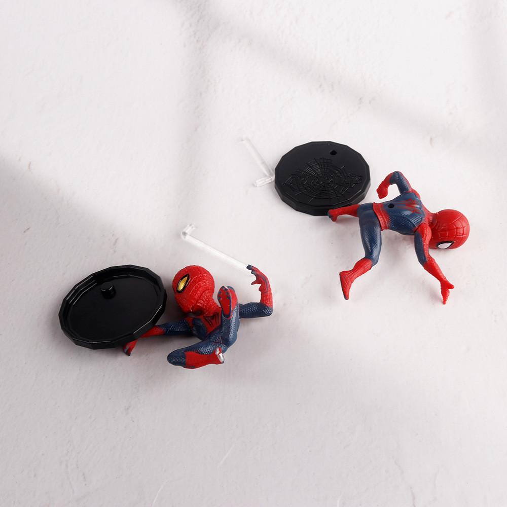 Spiderman Pvc Desk Car Ornament Set For Kids And Collectors