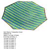 6/8/10/12/14/15/16-Feet Trampoline Sunshade Cover UV Resistant Waterproof Weather-resistant 6-12 Poles Trampoline Canopy Sun Protection Top Cover